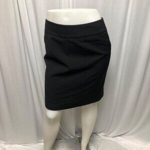George Skirt Womens Size 4 Black Lined Back Zipper Above Knee Pencil Career